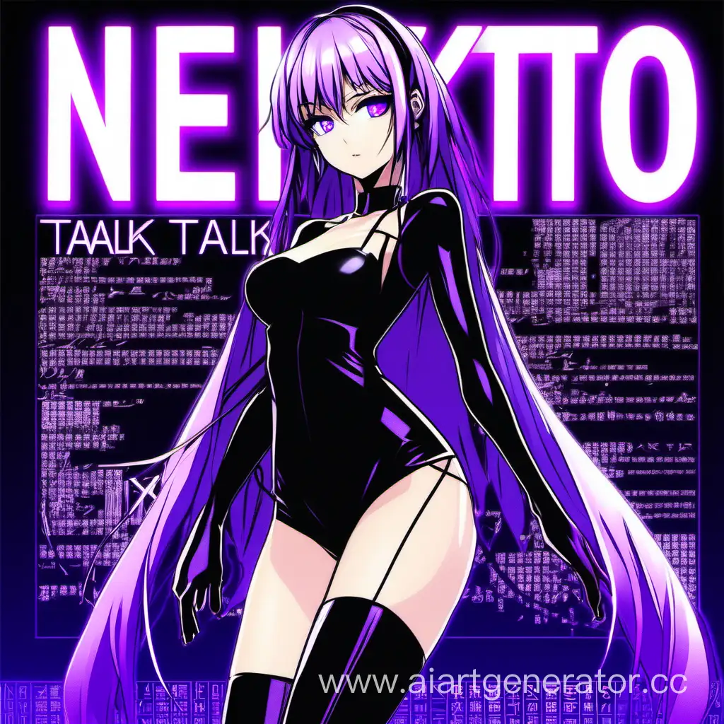Beautiful-Anime-Girl-Cover-with-Neon-Outline-and-MatrixInspired-Chinese-Text