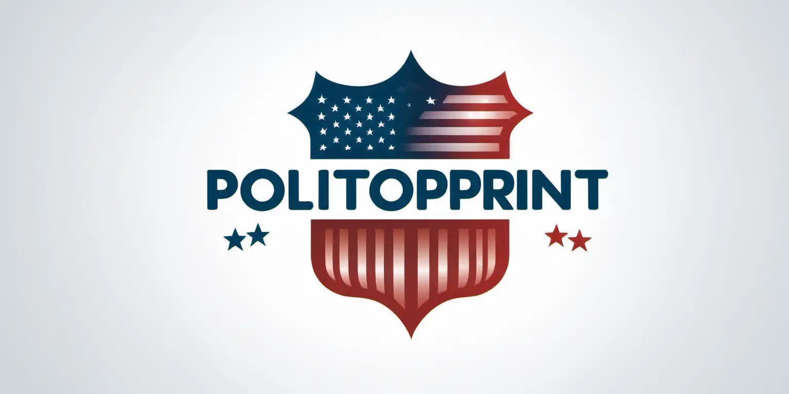 Patriotic Logo Politoprint Text Overlay