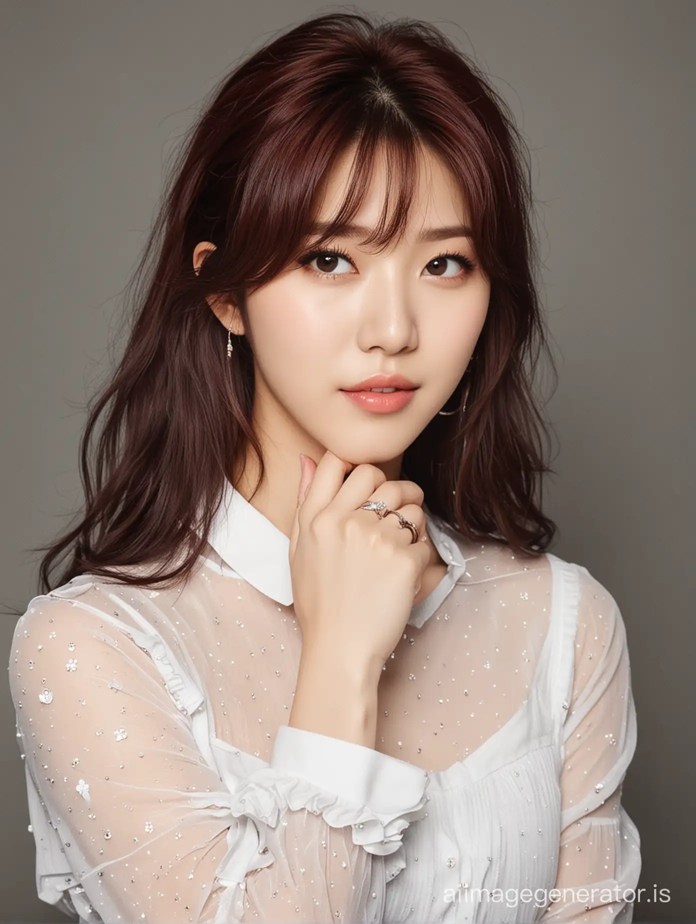 Jun-Hyoseong-Glamorous-Kpop-Idol-Portrait