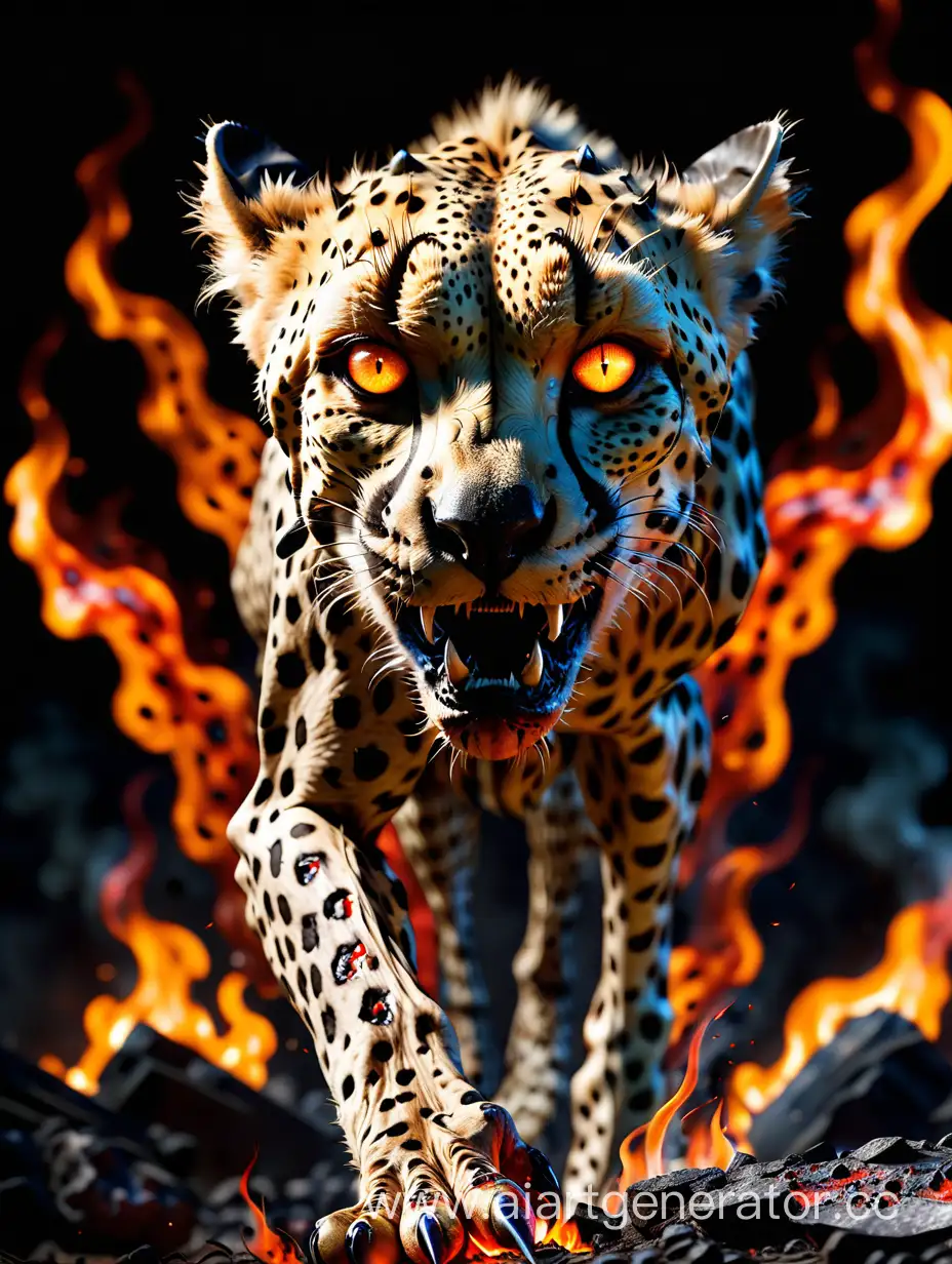 Sinister-Hyperrealistic-Demonic-Cheetah-Hunting-in-the-Night