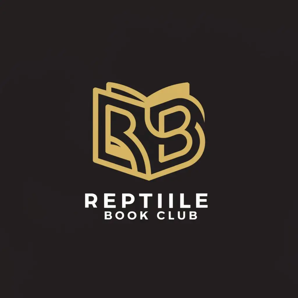 a logo design,with the text "Reptile Book Club", main symbol:book,Moderate,be used in Animals Pets industry,clear background