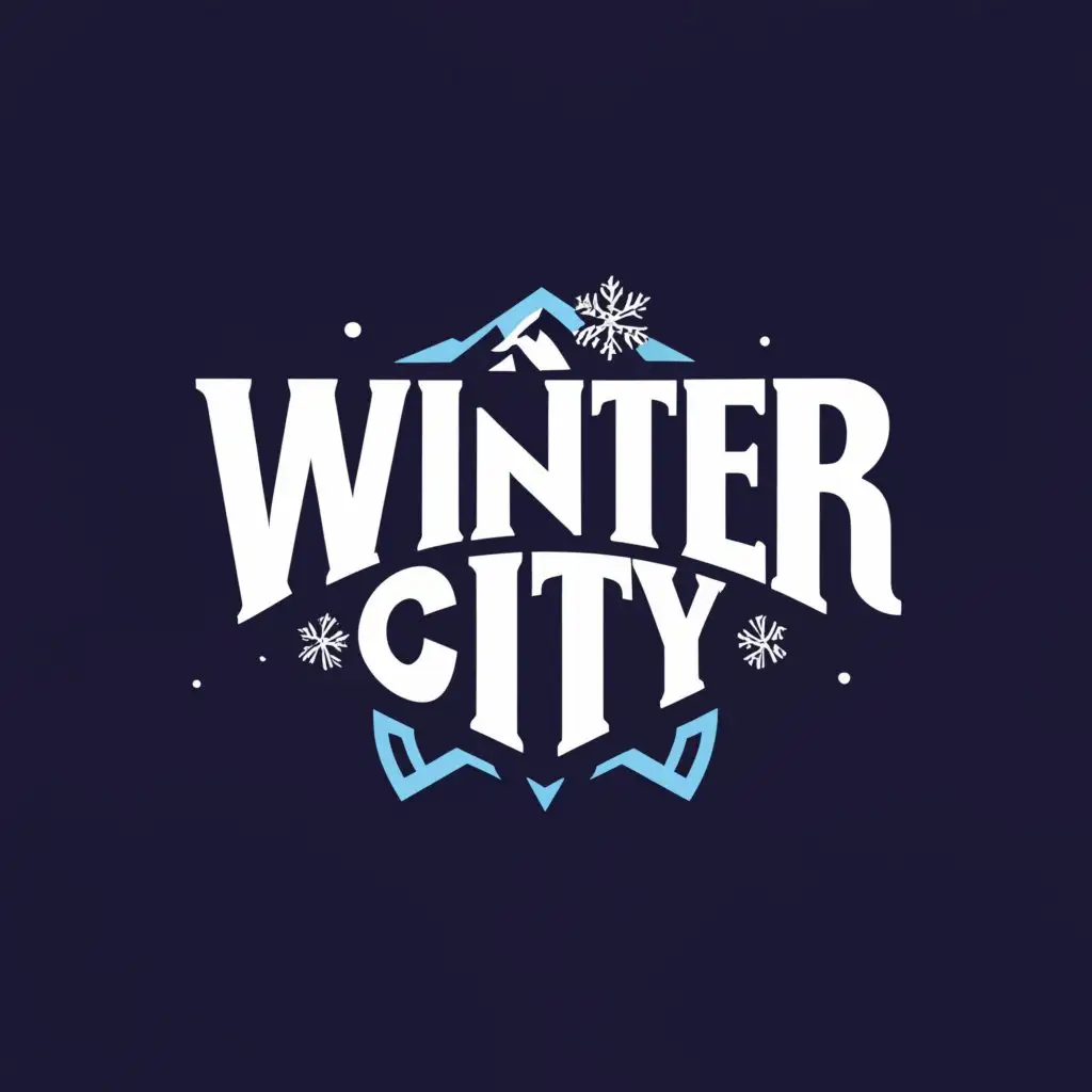 a logo design,with the text "Winter City rp", main symbol:Rp,Moderate,be used in Internet industry,clear background