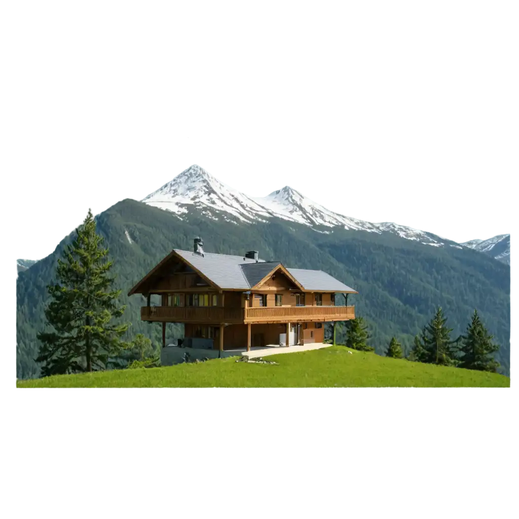 House in mountains