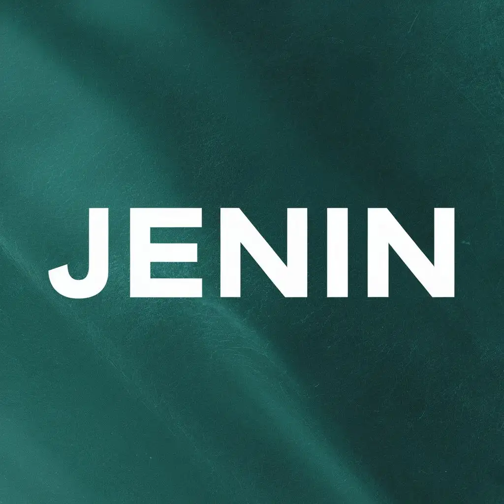 logo, JENIN, with the text "JENIN", typography, be used in Internet industry