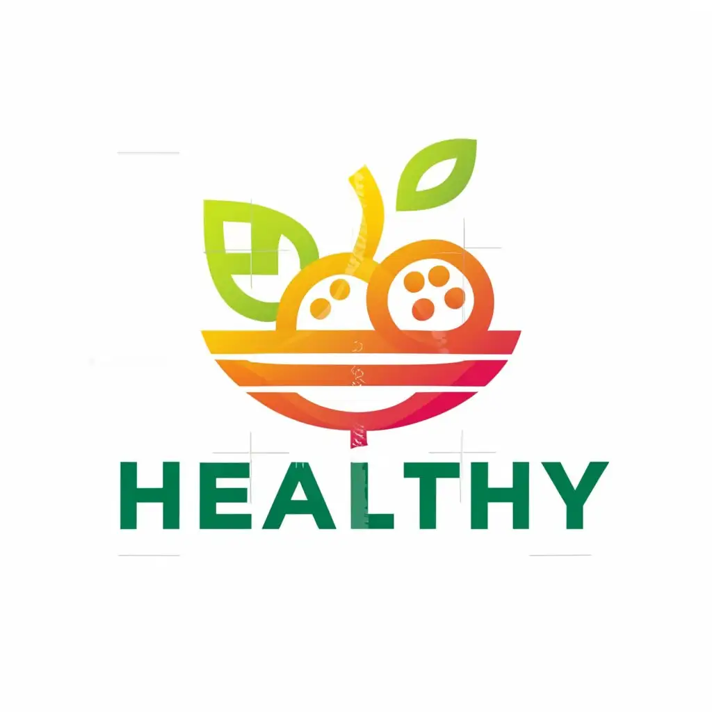 a logo design,with the text 'healthy', main symbol:fresh and healthy diet,Moderate,be used in Events industry,clear background