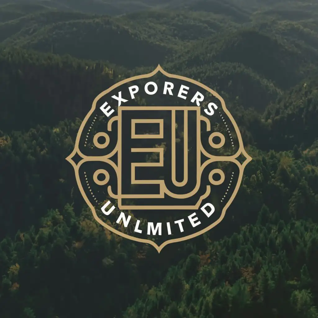 LOGO-Design-for-Explorers-Unlimited-EU-Symbol-in-Moderate-Style-for-Travel-Industry