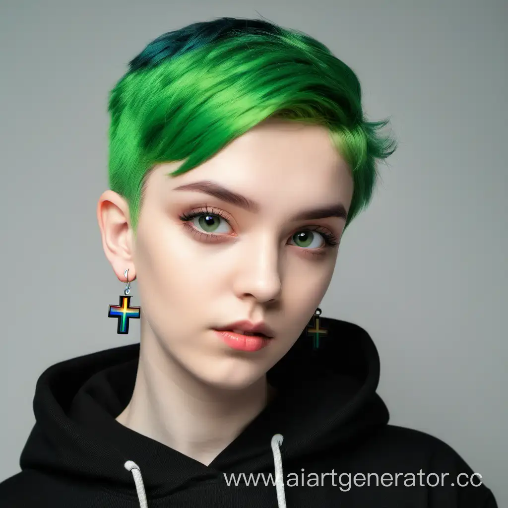 Stylish-Russian-Girl-with-Short-Green-Hair-and-LGBTthemed-Hoodie