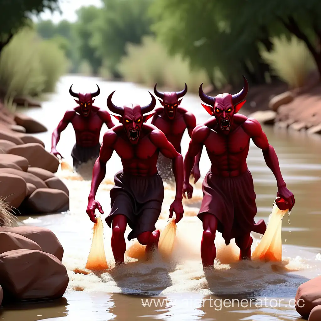 Devils-Gathering-Water-by-the-Riverside