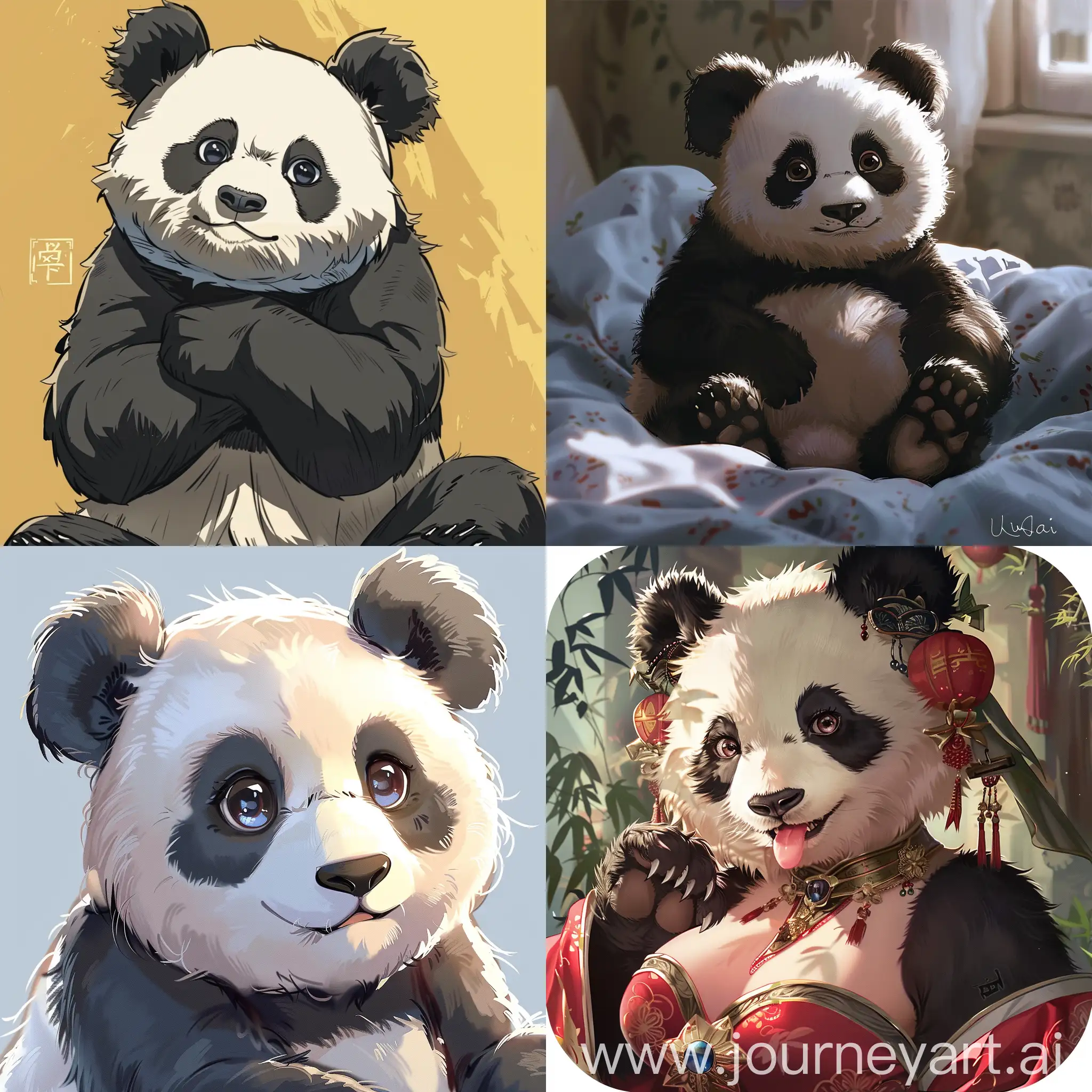 generate a picture of panda YuAi