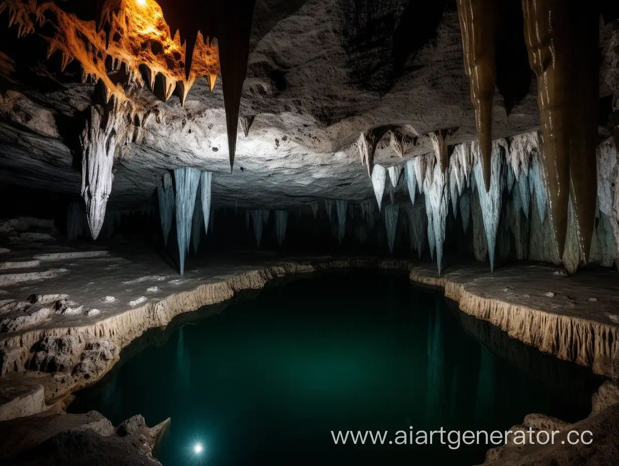 Mystical-Underground-Oasis-Subterranean-Beauty-with-Water-and-Stalactites