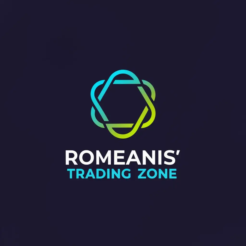 a logo design,with the text "Romani's Trading Zone", main symbol:A logo, be used in Technology industry