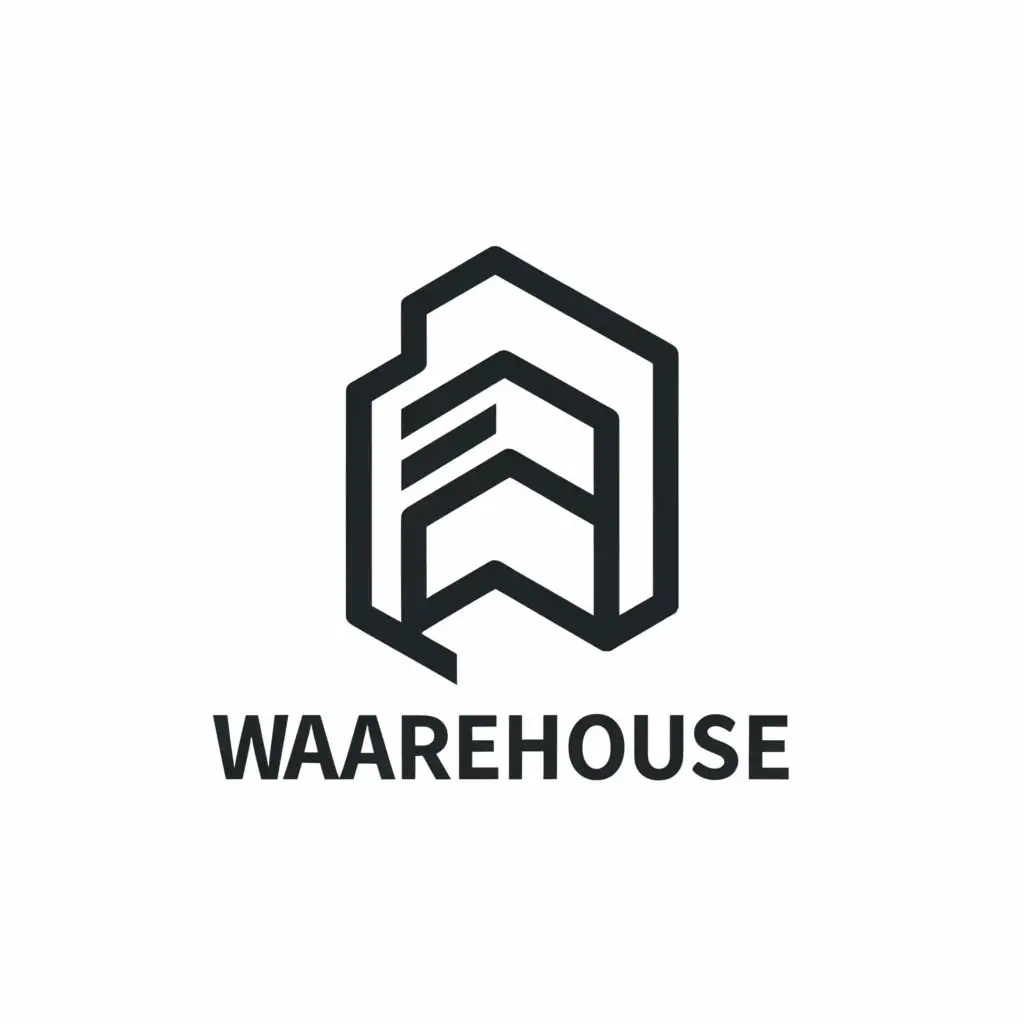 a logo design,with the text "Warehouse", main symbol:P,Moderate,clear background
