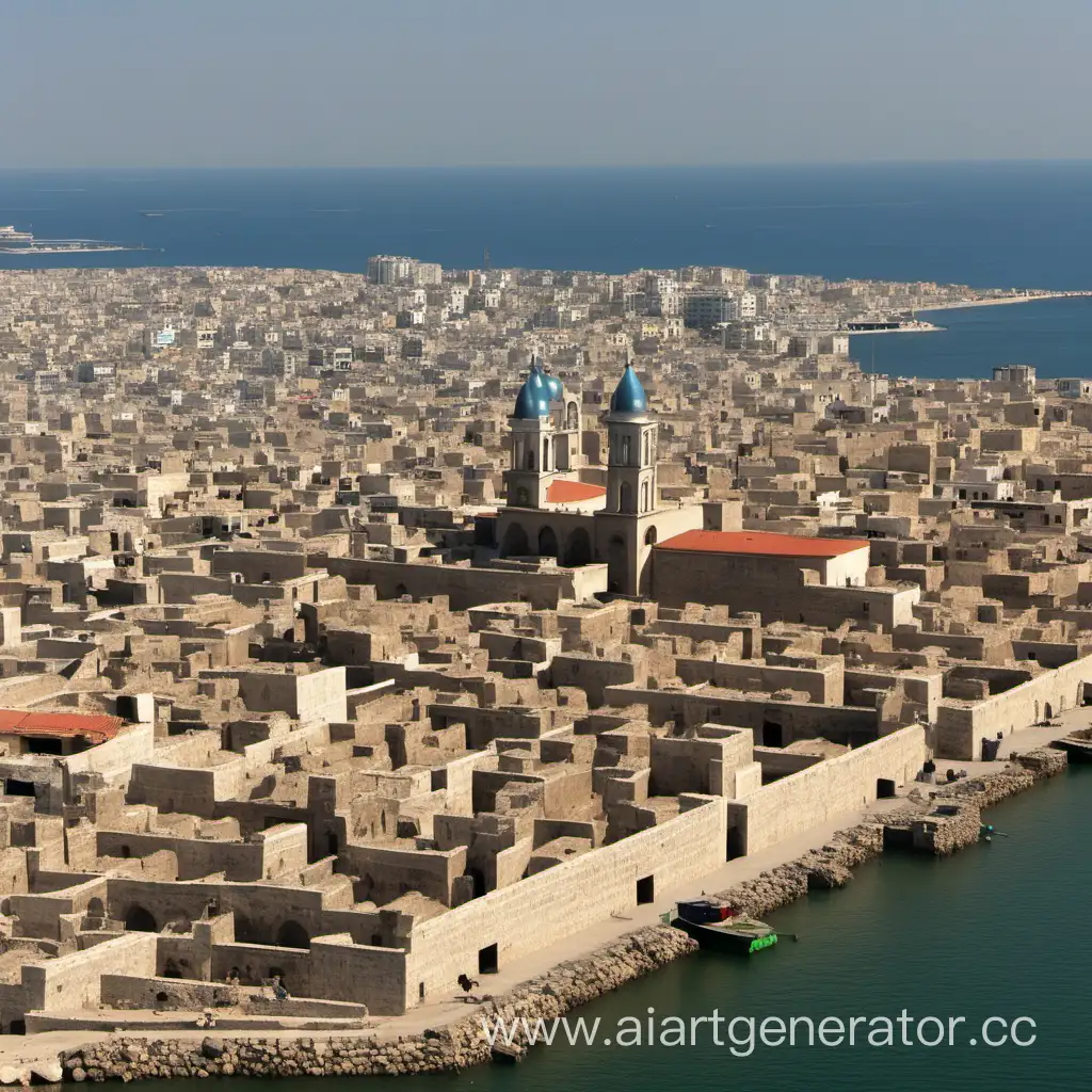 Scenic-View-of-the-Old-City-of-Otrar-from-Afar