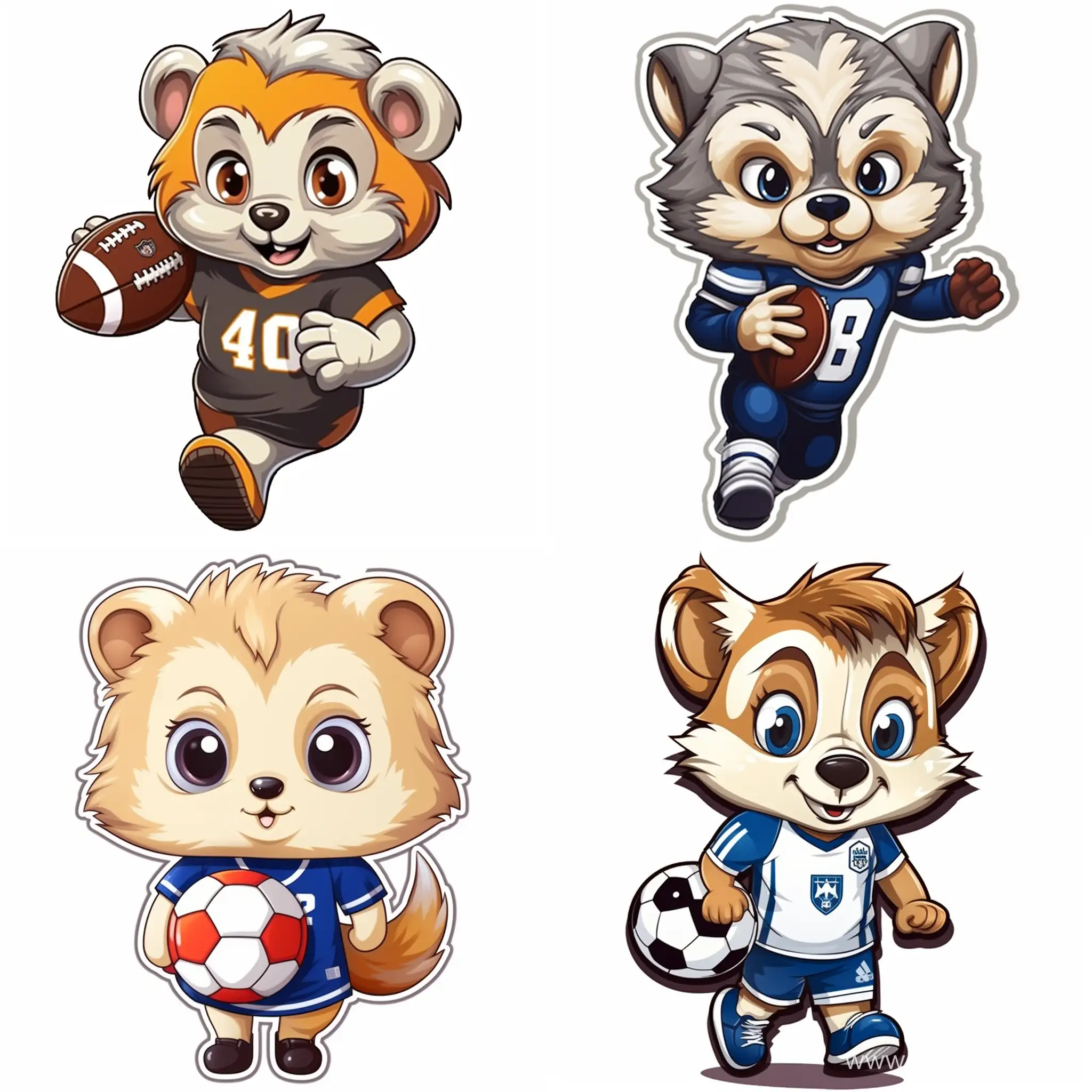 Cute-Little-Hedgehog-Sports-Sticker-Vector-Design
