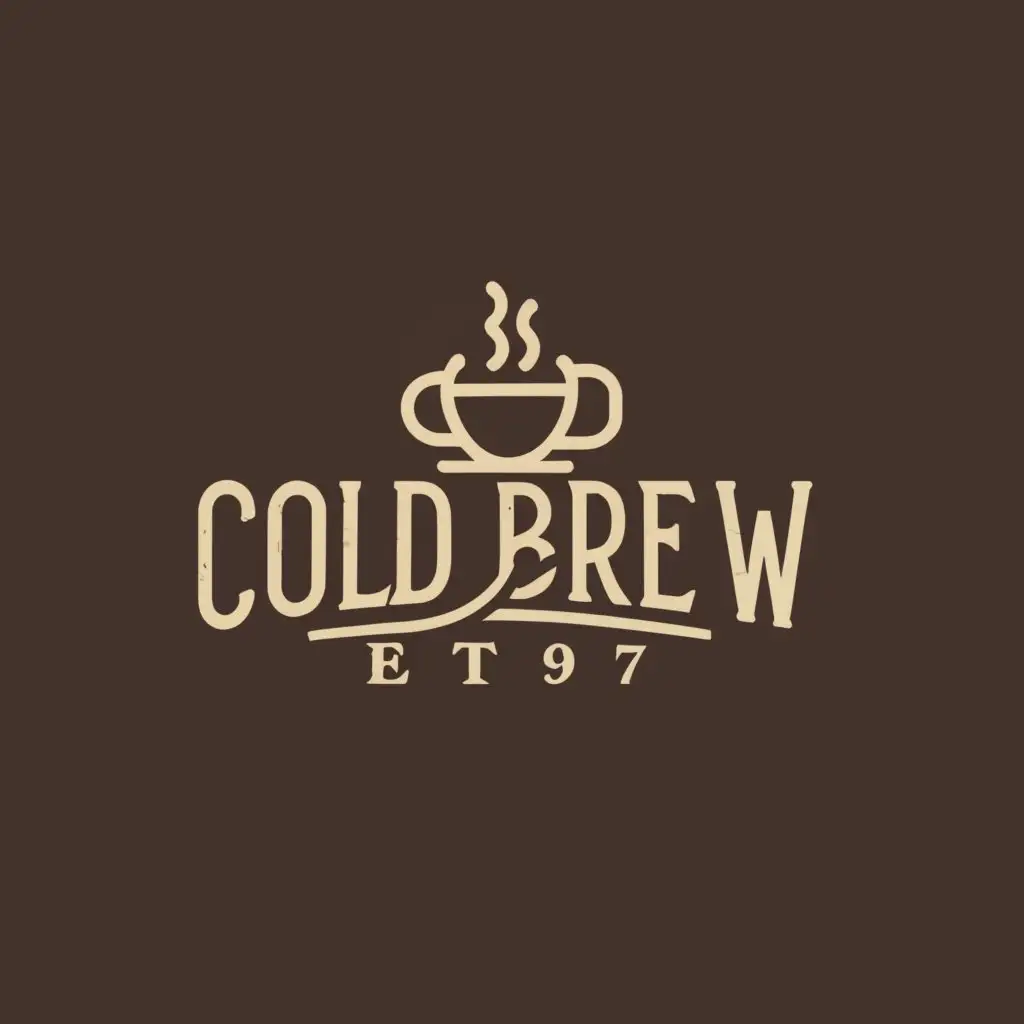 LOGO-Design-For-Cold-Brew-Minimalistic-Cold-Coffee-Symbol-for-Restaurant-Industry