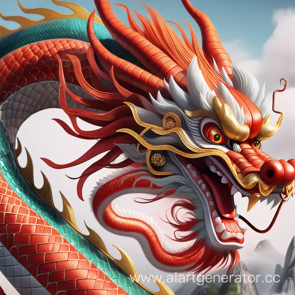 красивый китайский дракон
