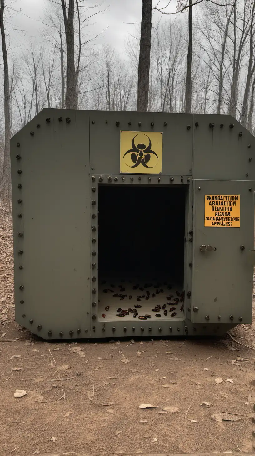 Apocalyptic Bunker for Sale RadiationResistant Cockroach Companions Included