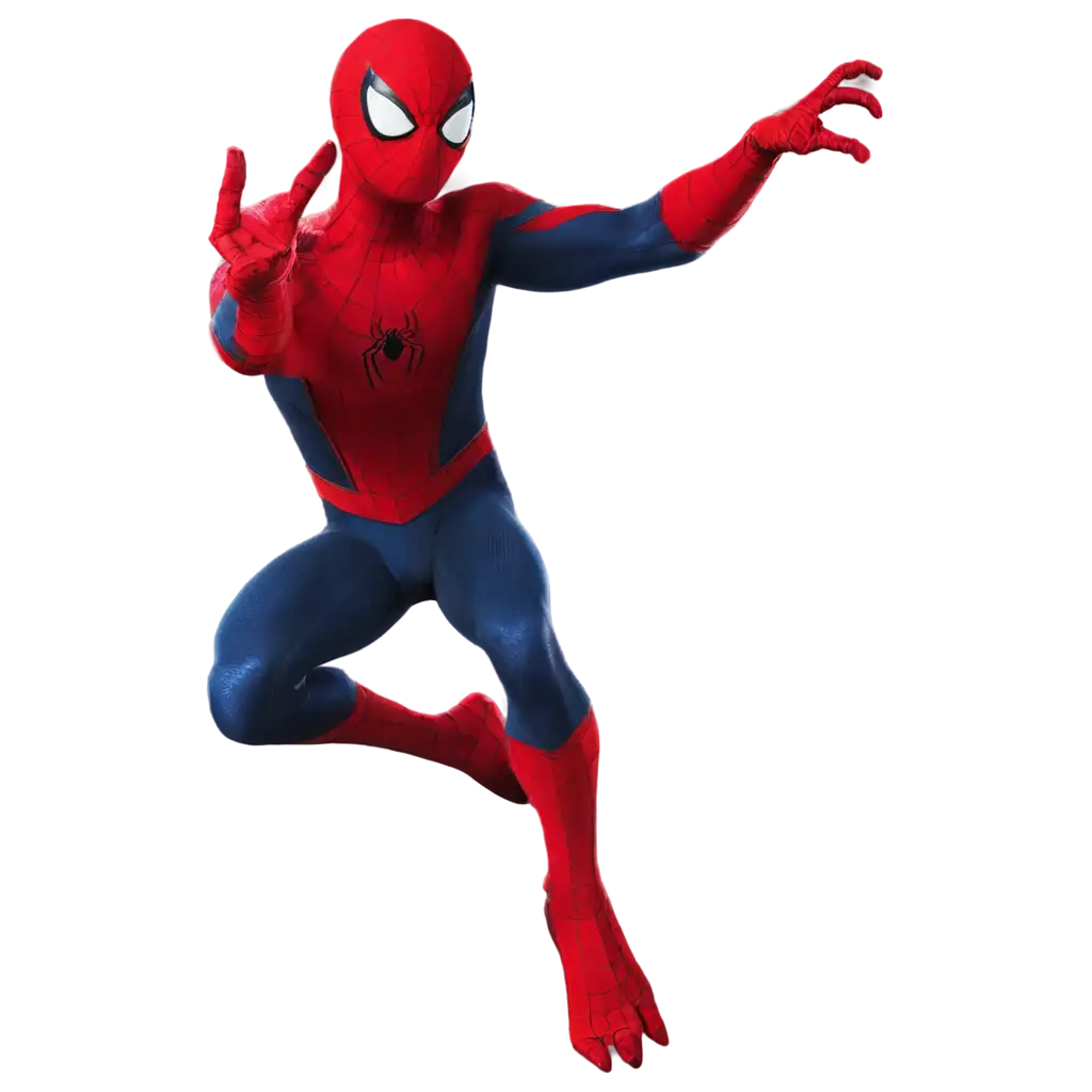 spiderman fighting pose