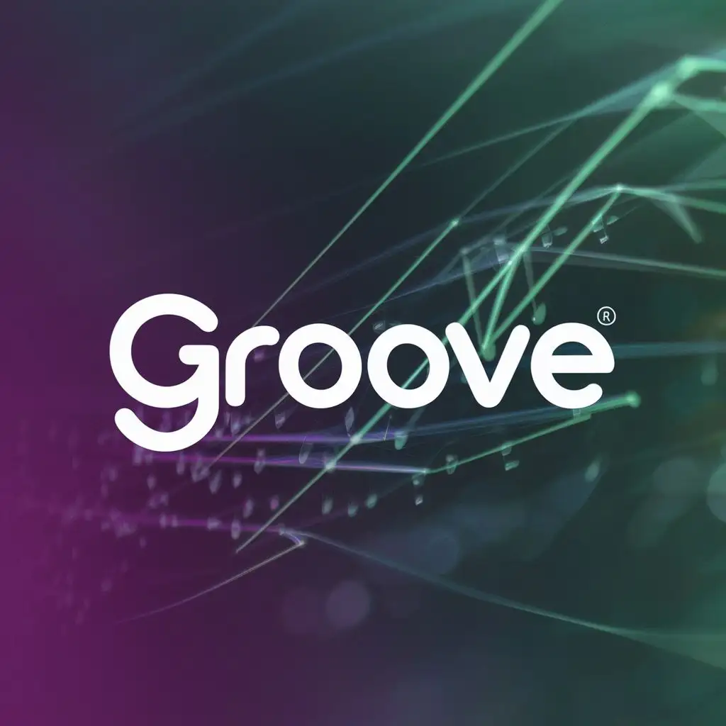 logo, music, with the text "Groove", typography, be used in Technology industry