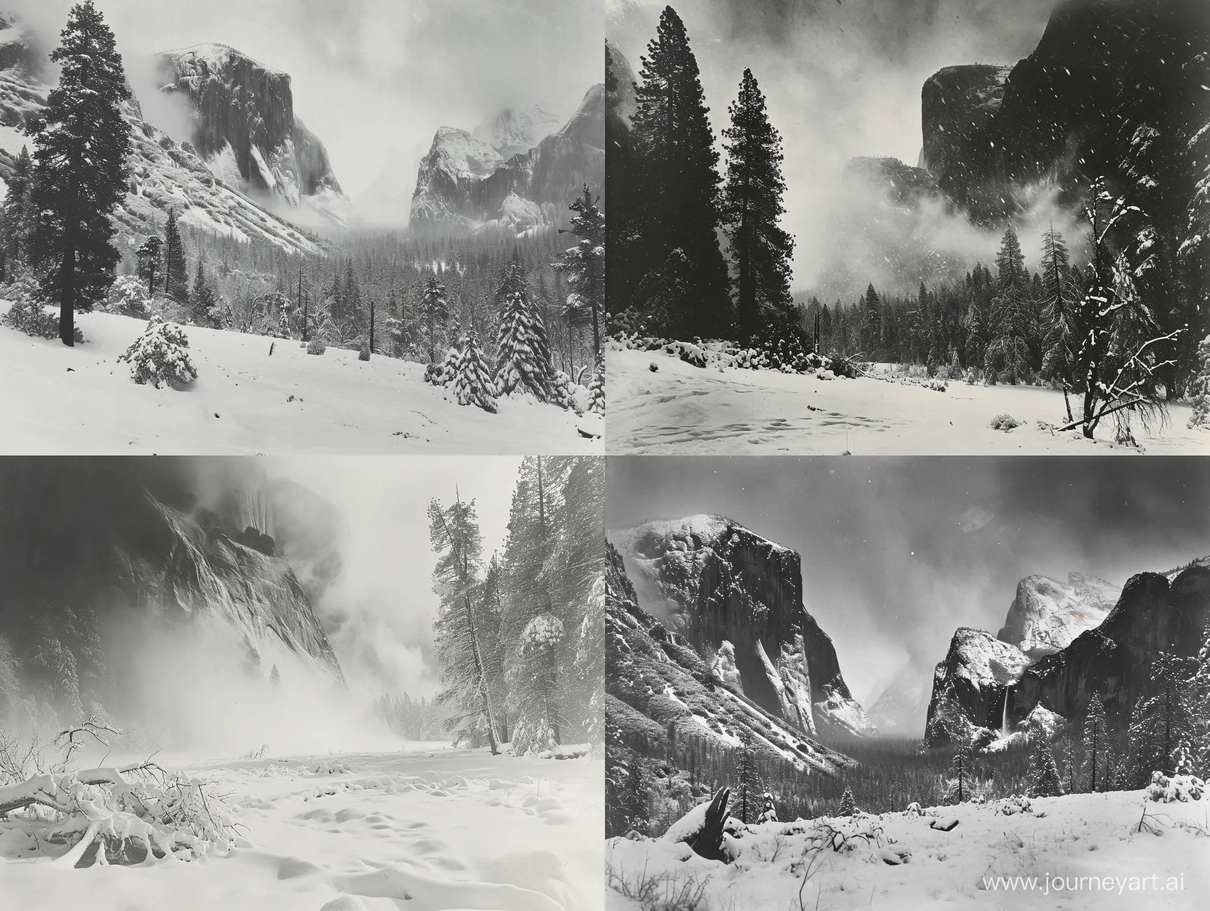 Clearing-Winter-Storm-in-Yosemite-National-Park-1937