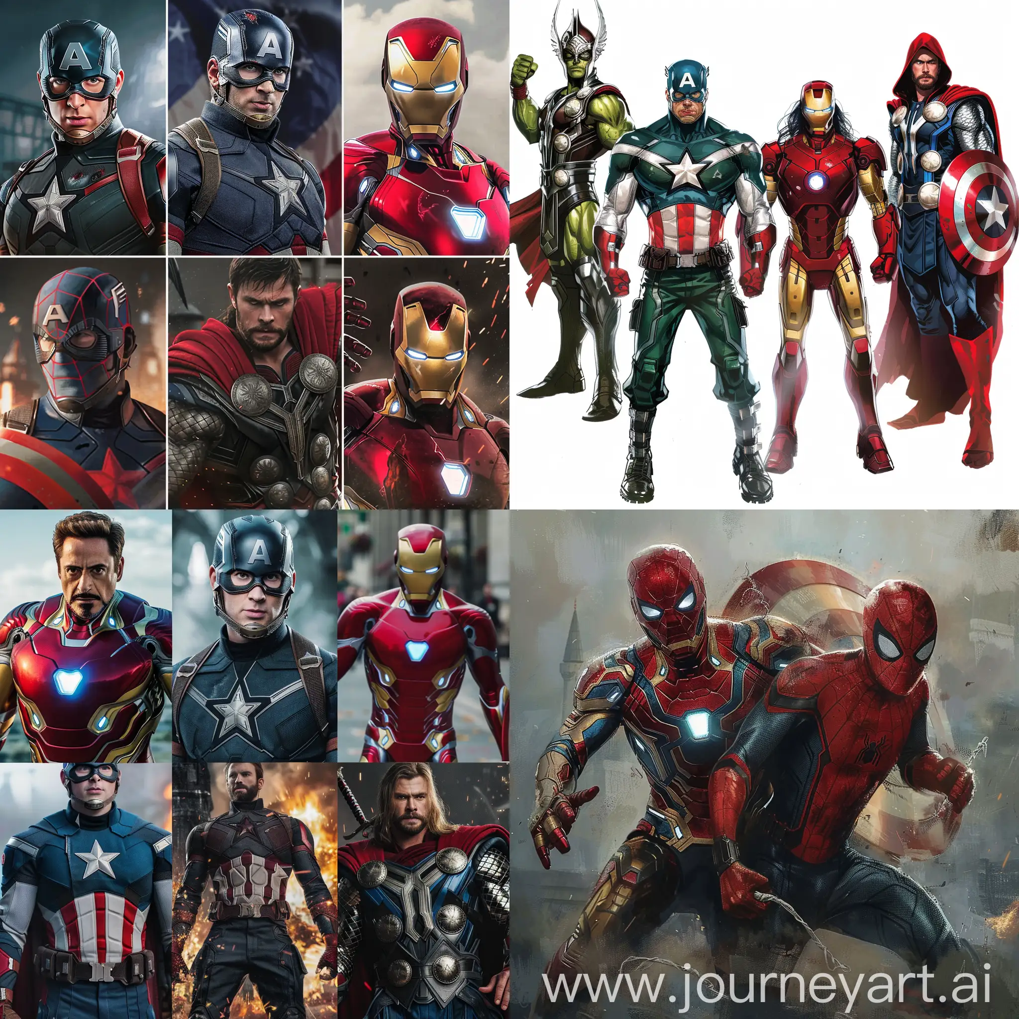 how look marvel's superheros will be from Turkey