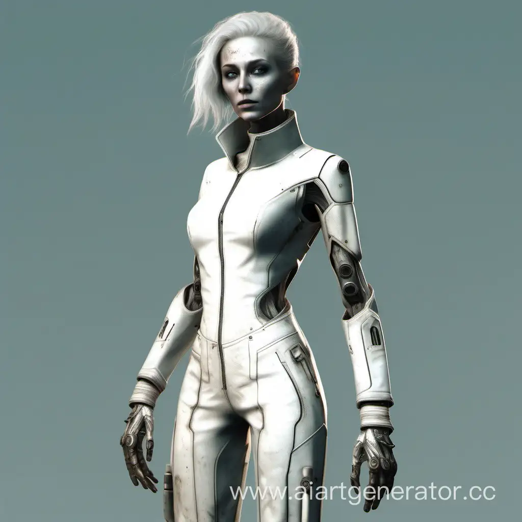 PostApocalyptic-Android-in-Stylish-White-Jumpsuit