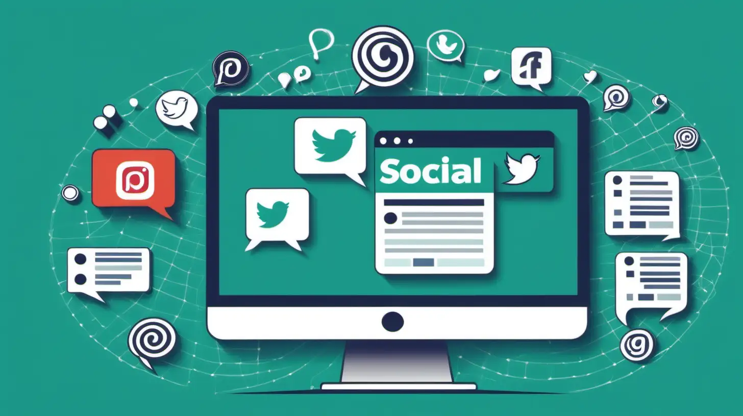 Social Media Marketing Approaches for Customer Acquisition for optimizing website performance

no writing and words should be included only perception based scenario focusing website

the background color should be blue and green color
