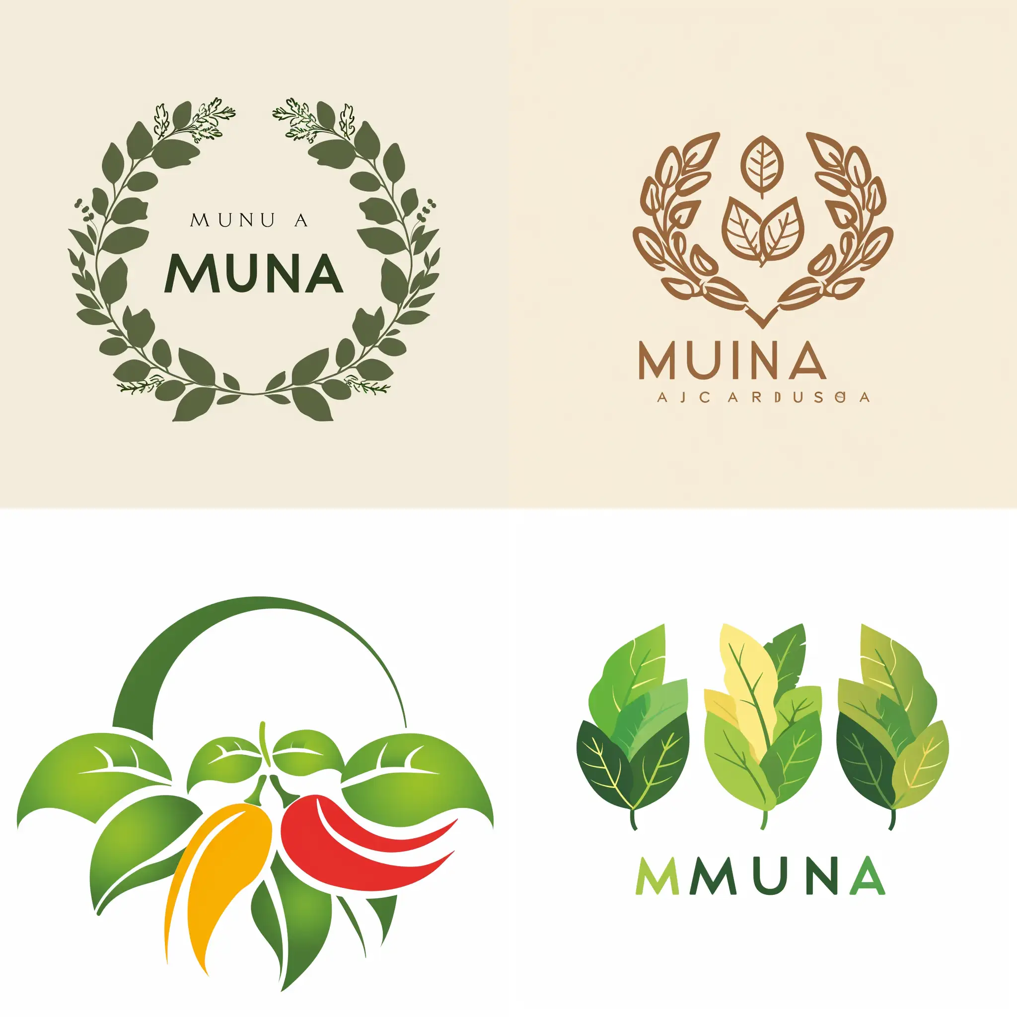 Vibrant-Muna-Herbs-and-Spices-Logo-Design