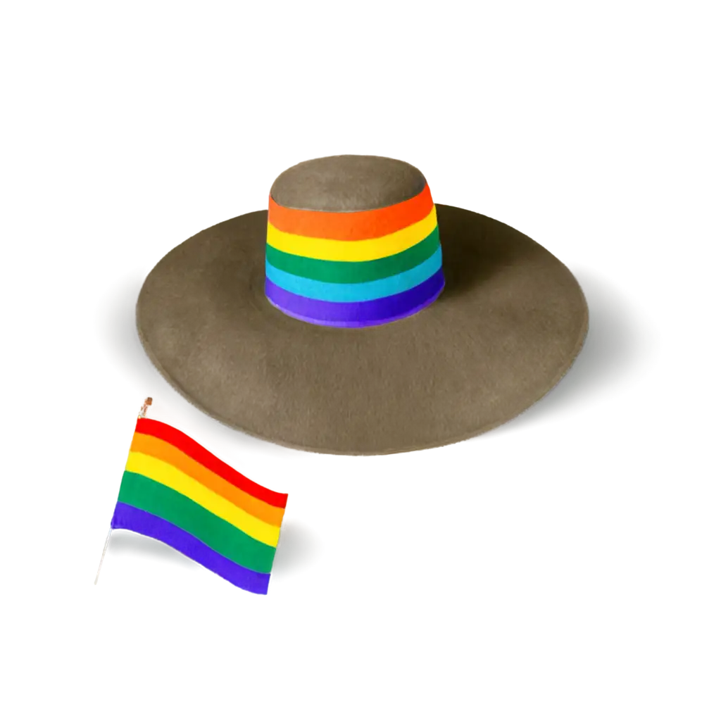 Create-Stunning-PNG-Art-Exploring-the-Vibrant-Expression-of-an-LGBT-Hat