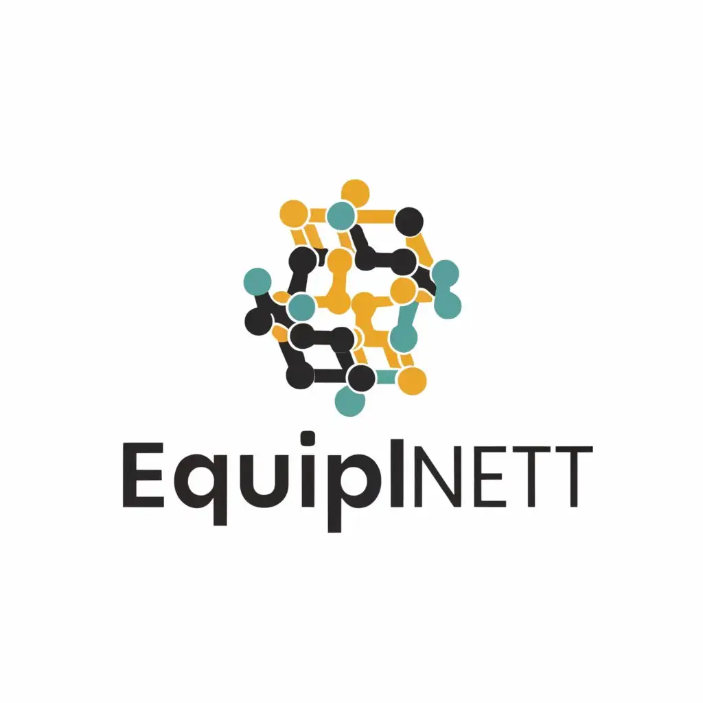 a logo design,with the text "EquipNet", main symbol:EquipNet,Minimalistic,be used in Internet industry,clear background