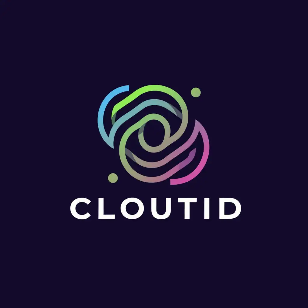 a logo design,with the text "cloutid", main symbol:crypto,complex,be used in Technology industry,clear background