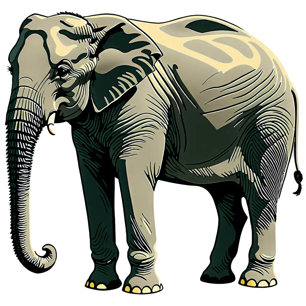 Majestic-Elephant-in-HighQuality-PNG-A-Stunning-Visual-Representation