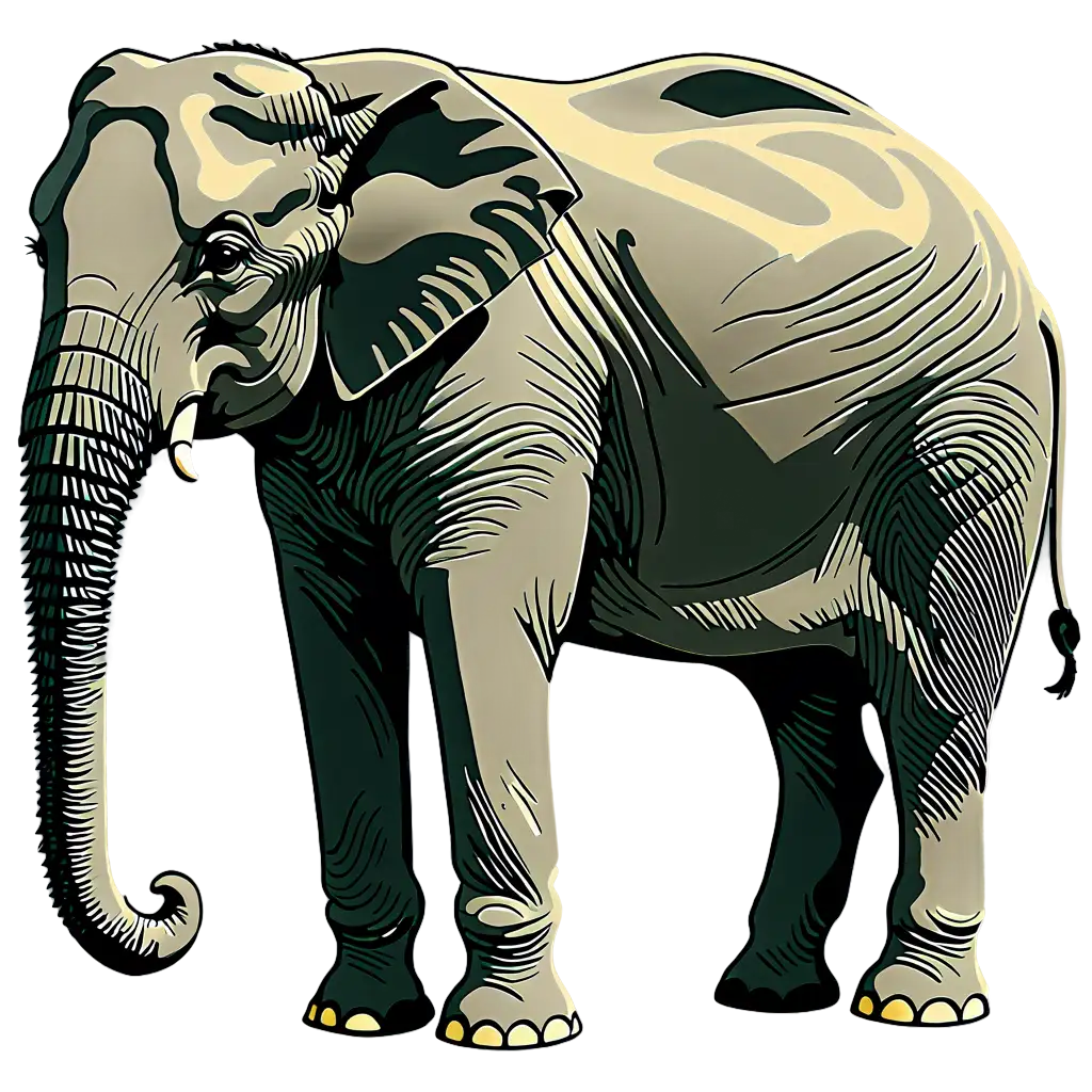 AN ELEPHANT
