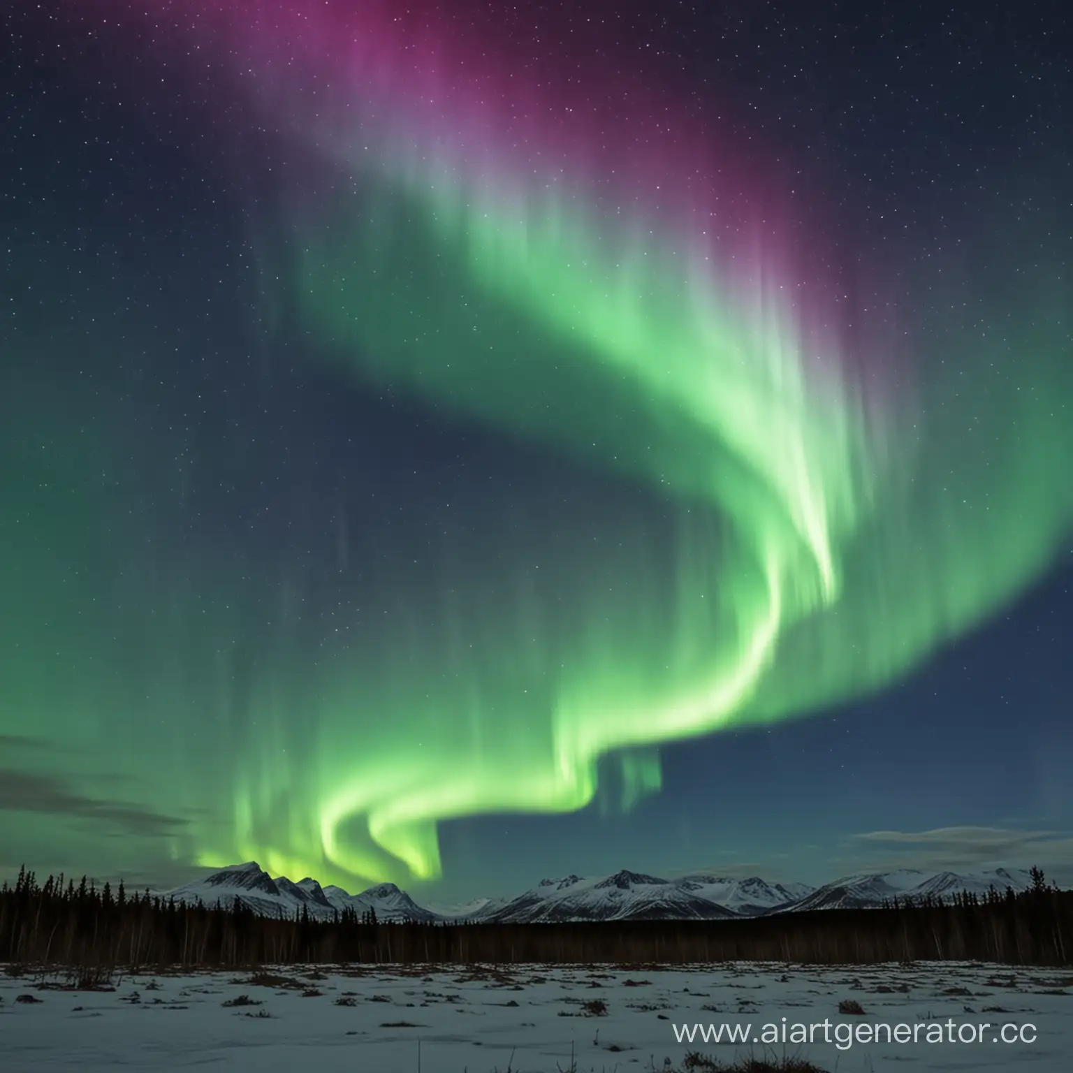 Majestic-Northern-Lights-Illuminating-the-Sky-in-the-Form-of-Aurora