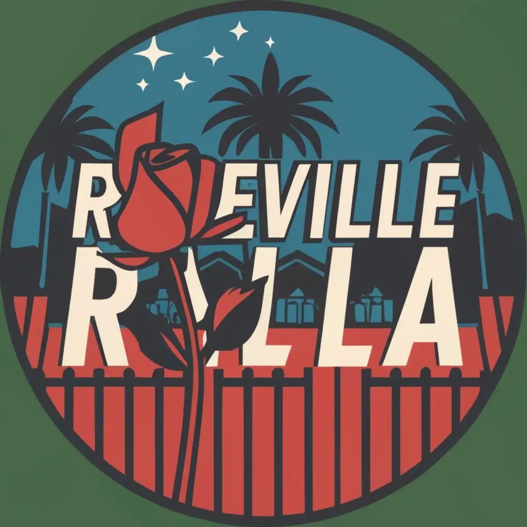 Logo Design For Roseville Roleplay Dynamic Circle Logo With California