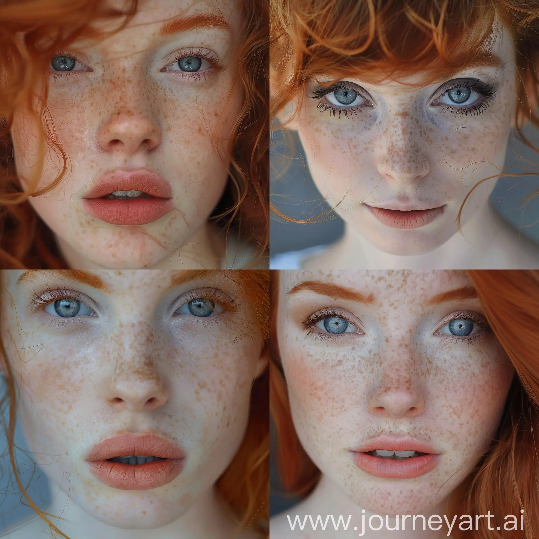 Portrait-of-a-Redhead-Woman-with-Striking-Grey-Blue-Eyes