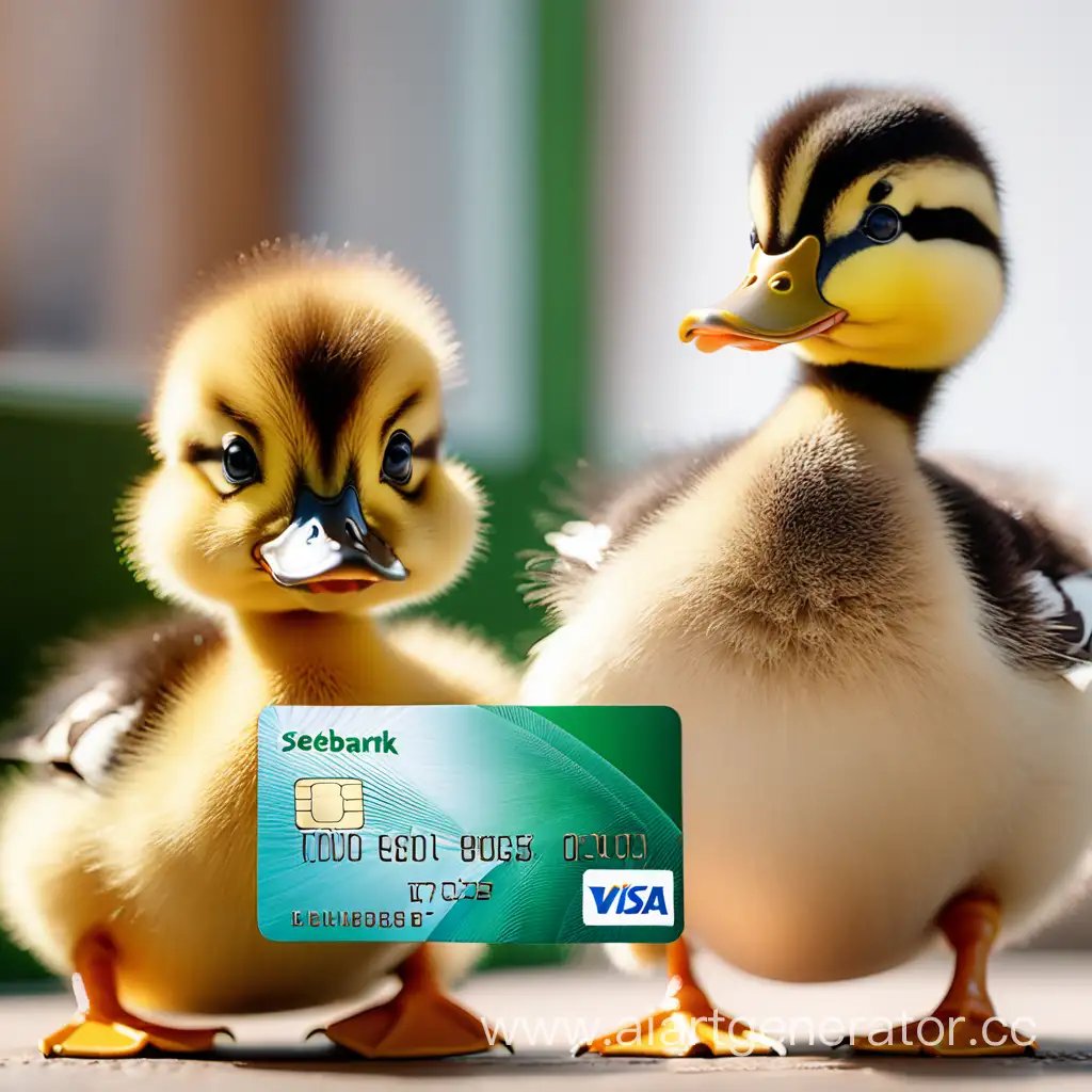 Sberbank-Goose-Consults-Ducklings-on-Credit-Card-Design