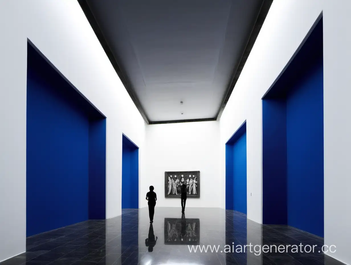 Monochrome-Blue-Interior-of-the-Salvador-Museum