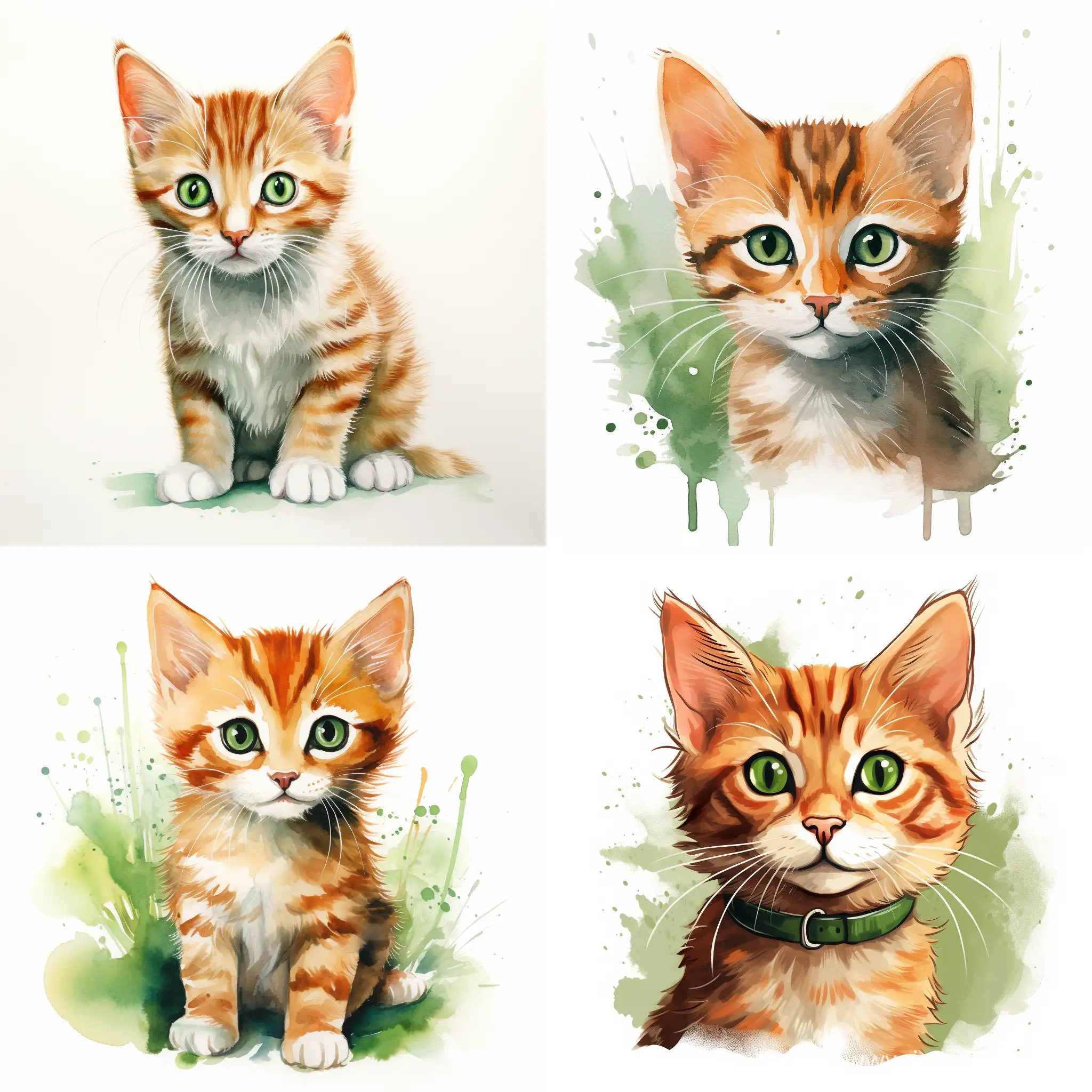 Tranquil-Ginger-Kitten-with-Green-Eyes-and-White-Belly