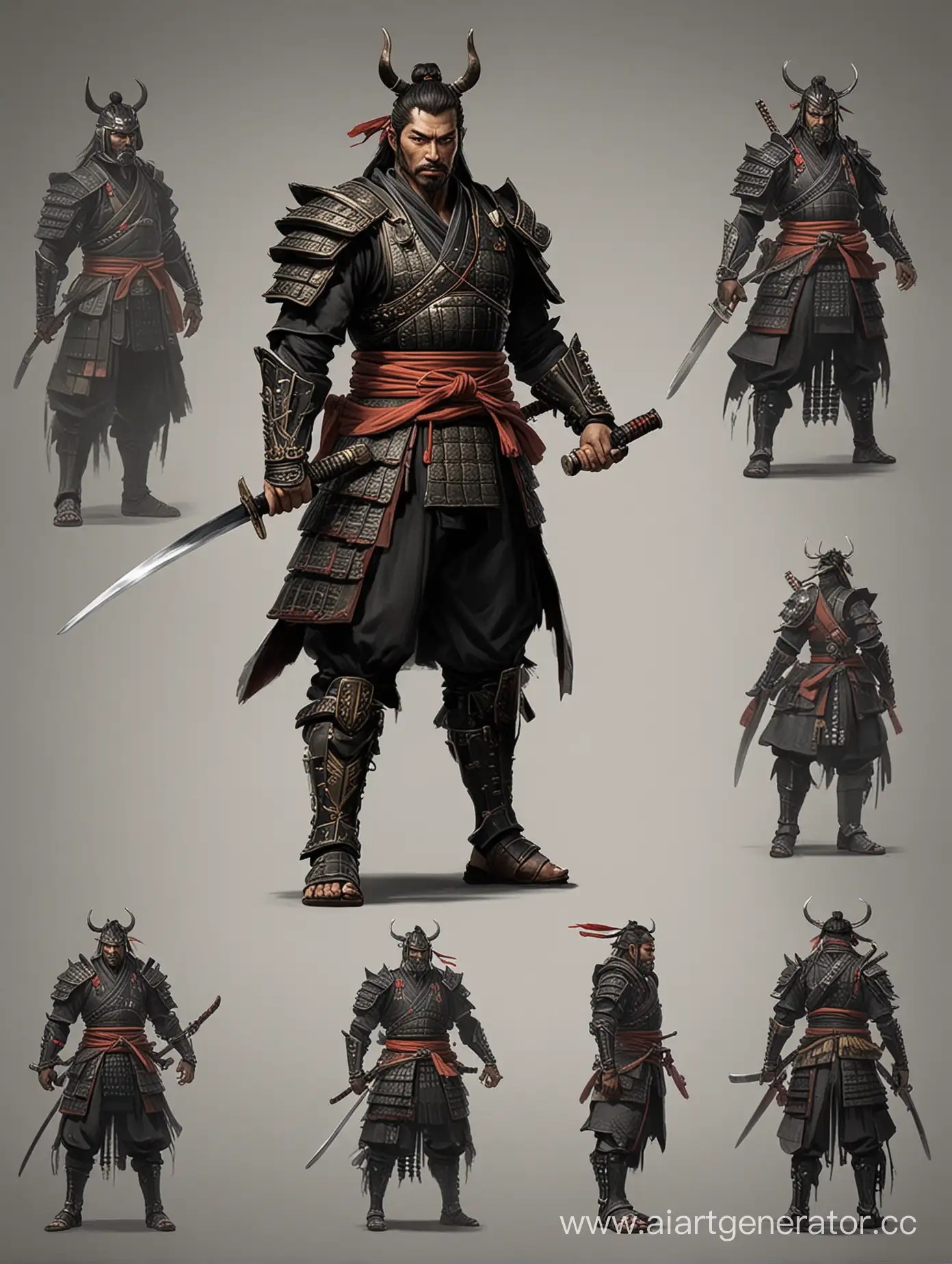 Mystical-Samurai-Warrior-in-Moonlit-Forest