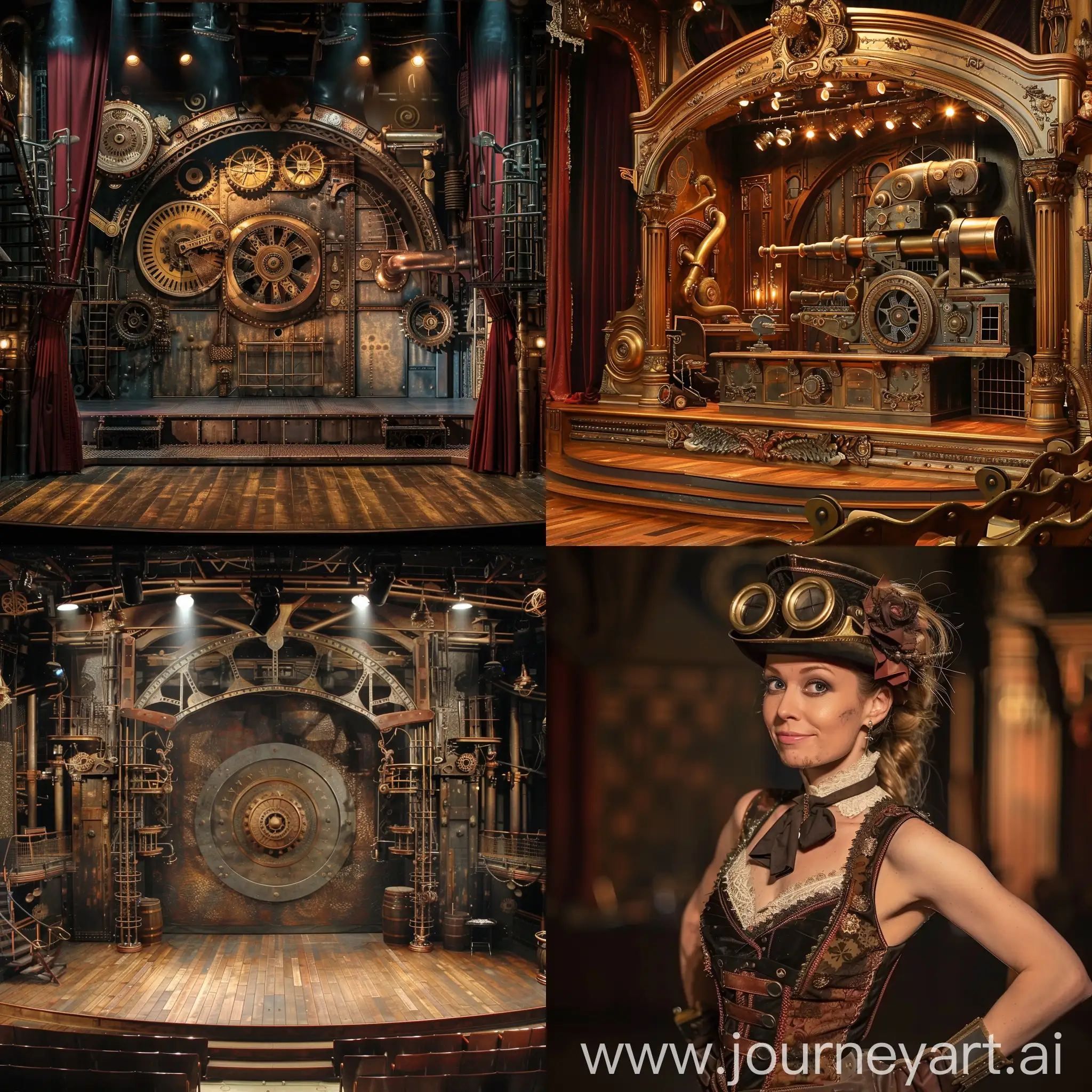 Steampunk-Theater-Performance-in-Vintage-Style