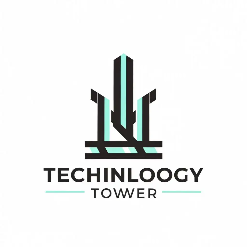 LOGO-Design-for-Technology-Tower-Futuristic-Emblem-with-Circuitry-Motif-and-Crystal-Clear-Background