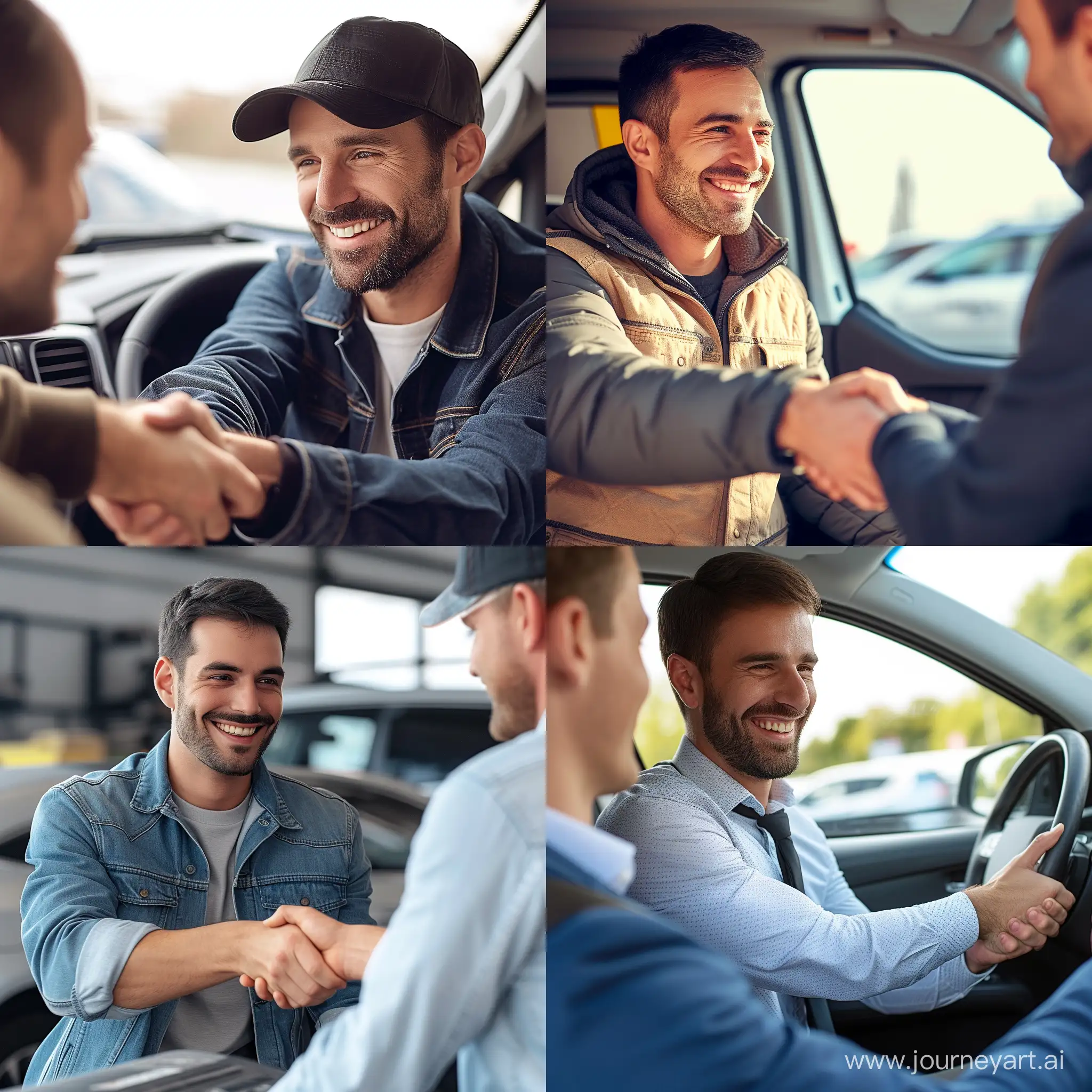 Friendly-Ride-Smiling-Driver-Shaking-Hands-with-Satisfied-Customer