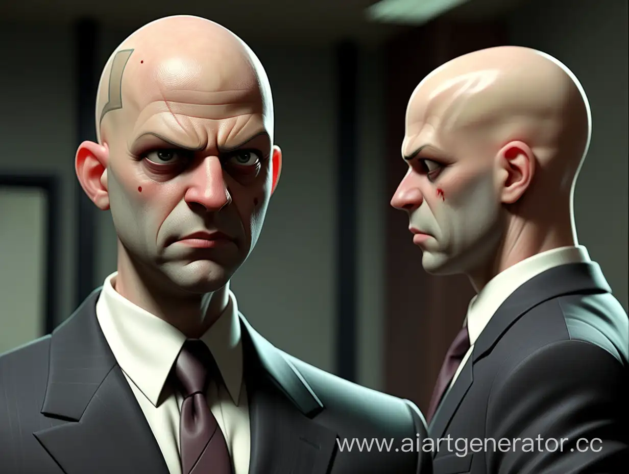 Suited-Bald-Man-Mysterious-Assassin-Portrait