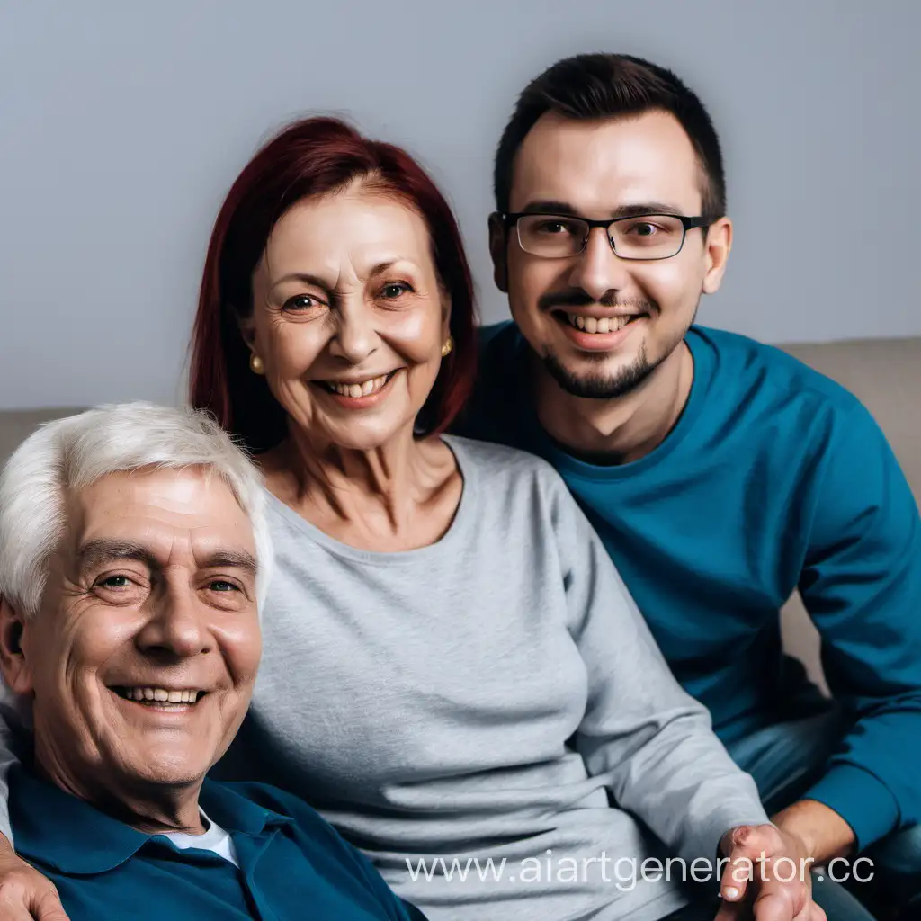 Happy-Family-Portrait-Smiling-Son-Mother-and-Father