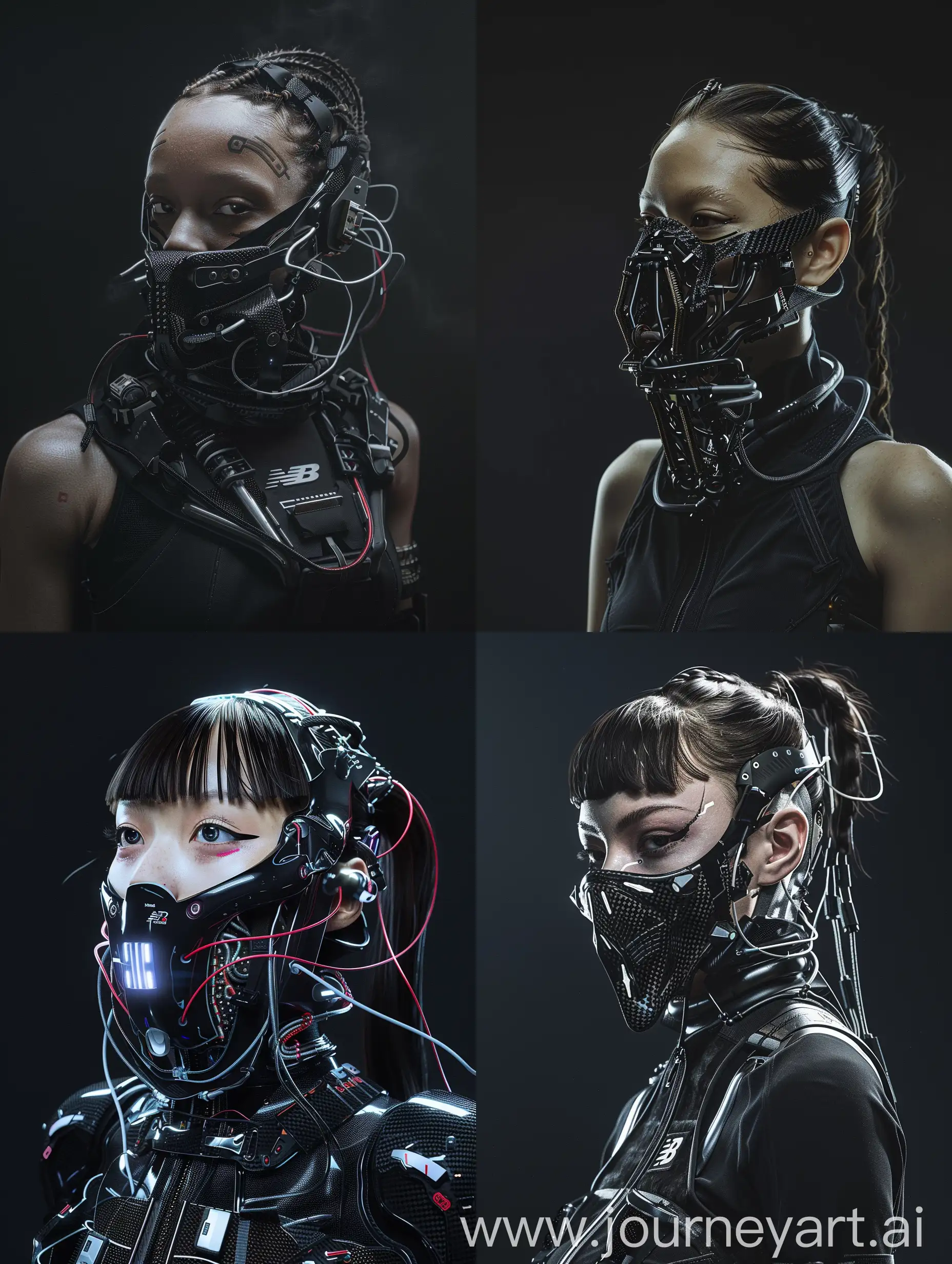 Futuristic-Cyberpunk-Character-with-Carbon-Fiber-Mask