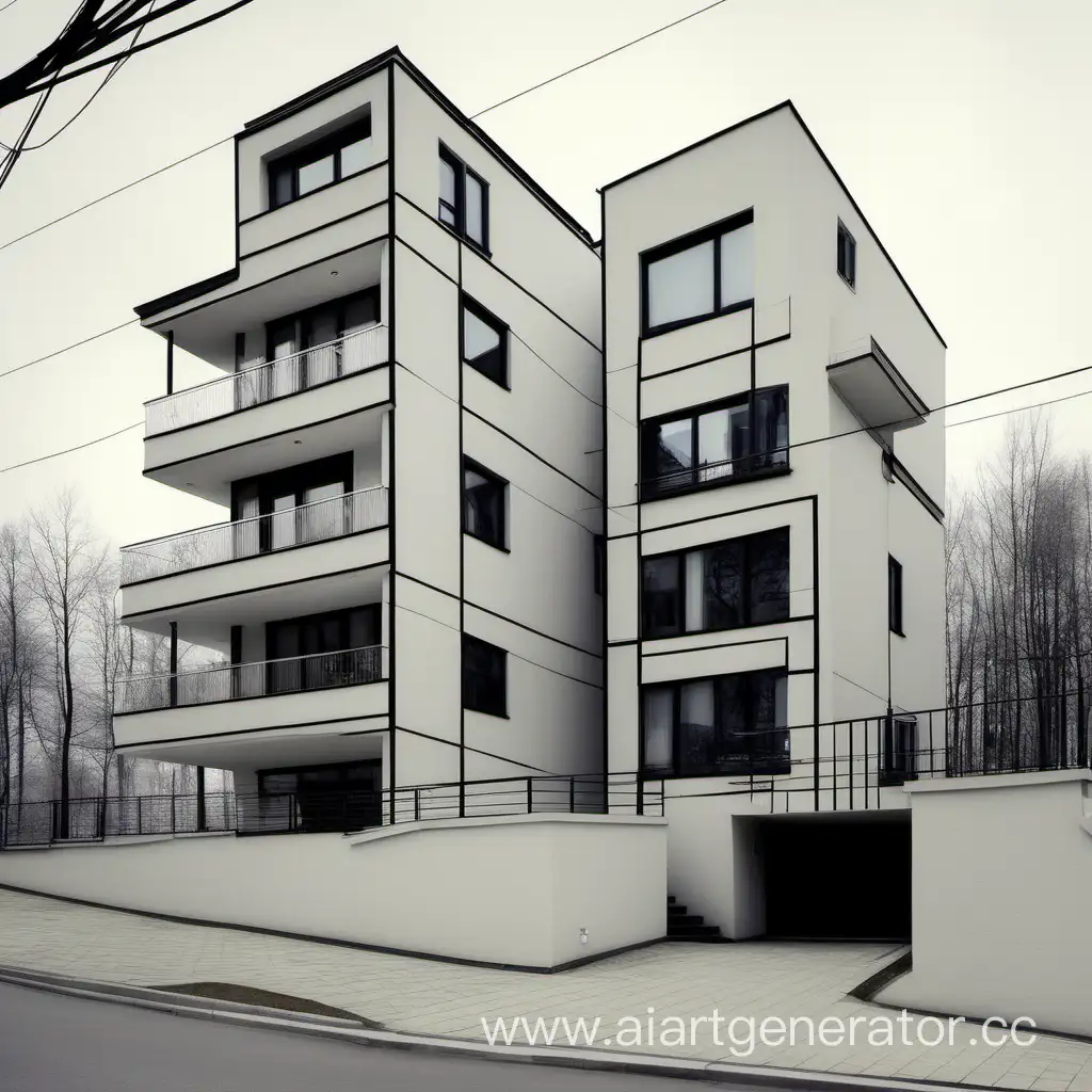 Urban-Constructivist-House-Modern-5Floor-Structure-on-a-City-Slope