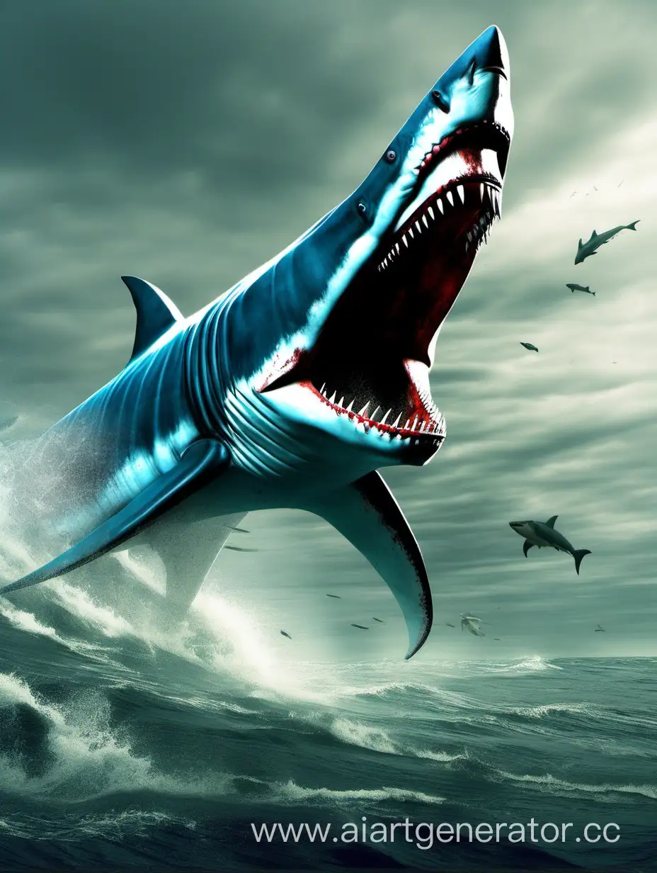 Megalodon-Reconstruction-with-Detailed-Teeth-and-Muscular-Physique