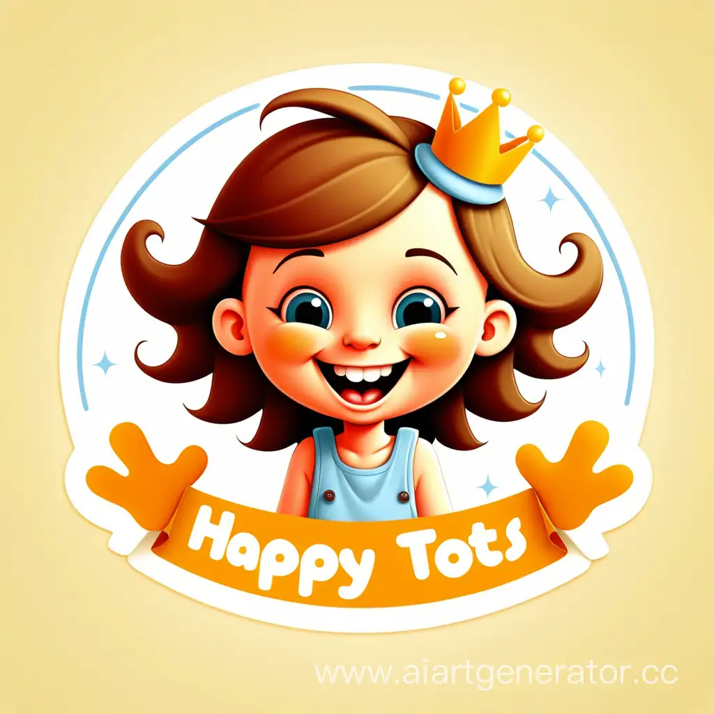 Vibrant-Logo-Design-for-Happy-Tots-Childrens-Clothing-Store