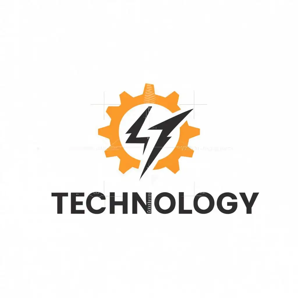 a logo design,with the text "technology", main symbol:better efficiency,Moderate,be used in Technology industry,clear background